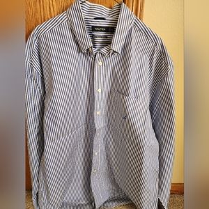 Nautical Men's collard button up dress shirt